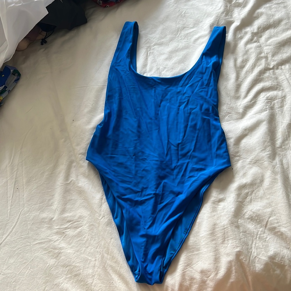 aerie highcut one piece bathing suit